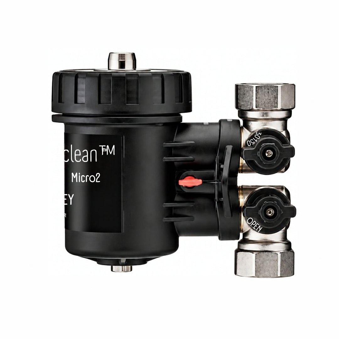 ADEY MagnaClean Micro2 Kompakt Manyetik Tesisat Filtresi – 1" Dişli / 22 mm Basınç Halkalı - Mekanik Oda E-Ticaret - FL1-03-01689-EU - 