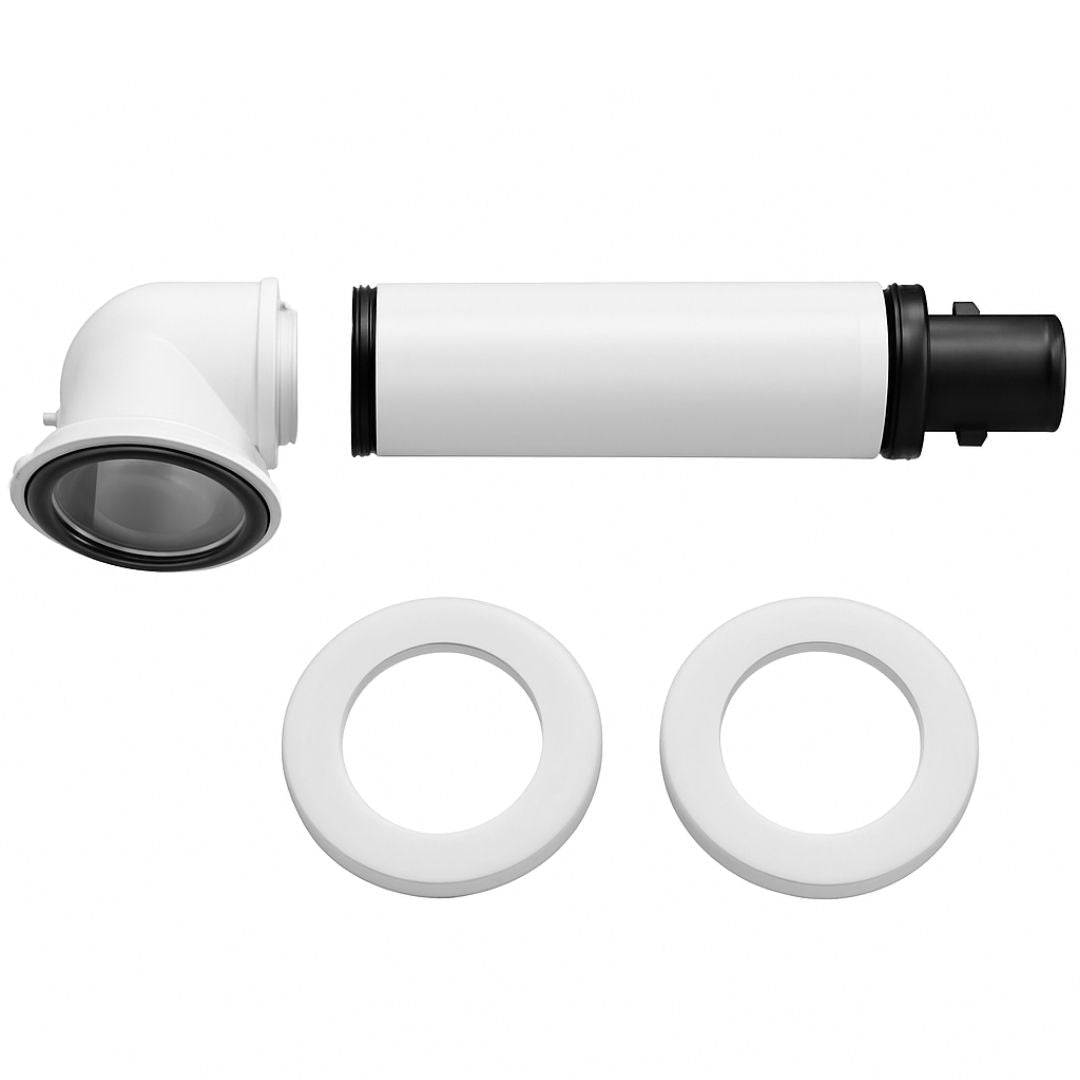 Buderus Hermetik Yatay Baca Seti Ø80/125 – Teleskopik, Hermetik L=331–560 mm - Mekanik Oda E - Ticaret - 7738112576 - 