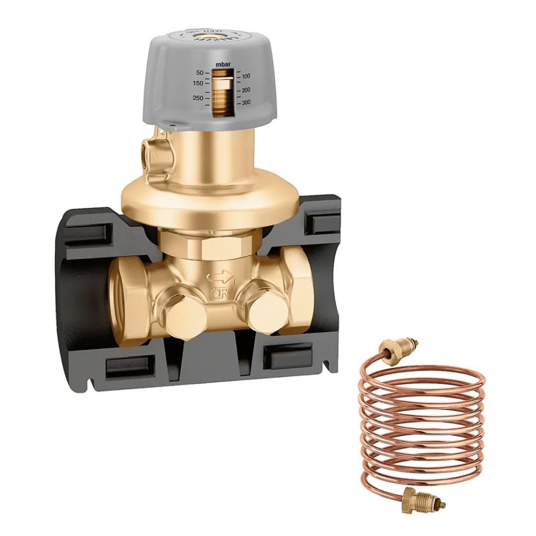 Caleffi 140452 Fark Basınç Kontrol Vanası (DPCV) – 3/4” bağlantı, yalıtımsız, 250–600 mbar ayar aralığı - Mekanik Oda E-Ticaret - 140452 - 