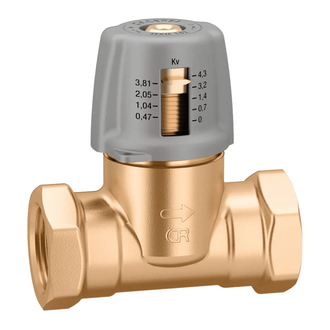 Caleffi 142345 Statik Tip Balans Vanası – Kv 0,32–2,96 m³/h, 1/2” bağlantı - Mekanik Oda E - Ticaret - 142345 - 
