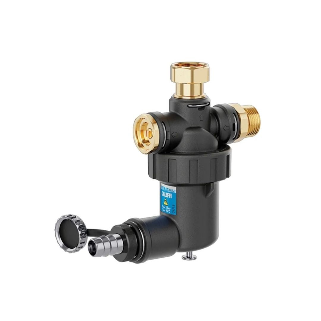 Caleffi 545000 DIRTMAG®MINI Kombi Altı Mıknatıslı Tortu Ayırıcı Filtre – teknopolimer gövde, 3/4” bağlantı - Mekanik Oda E-Ticaret - 545000 - 