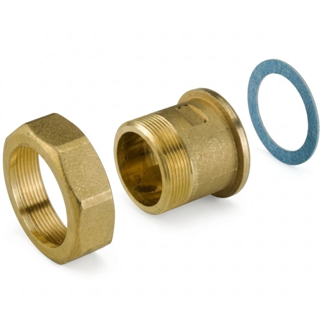 Danfoss 003Z0279 AB-QM DN40 Pirinç Dış Dişli Rakor – 1 Adet - Mekanik Oda E-Ticaret - 003Z0279 - 