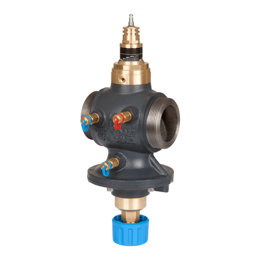 Danfoss 003Z0771 AB - QM Basınçtan Bağımsız Kombine Balans ve Kontrol Vanası (PICV) – DN50, Dış Dişli (G 2 1/2), Test Tapalı (3 adet), PN16, 12.500 l/h - Mekanik Oda E - Ticaret - 003Z0771 - 