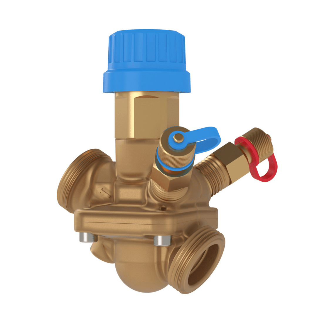 Danfoss 003Z1214 AB - QM Basınçtan Bağımsız Kombine Balans ve Kontrol Vanası (PICV) – DN25, Test Tapalı, Dış Dişli (ISO 228/1, G 1 1/4A), 1700 l/h - Mekanik Oda E - Ticaret - 003Z1214 - 