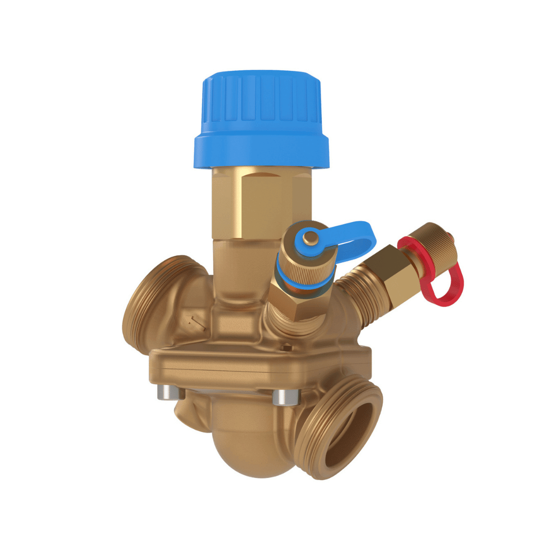 Danfoss 003Z1215 AB - QM Basınçtan Bağımsız Kombine Balans ve Kontrol Vanası (PICV) – DN32, Test Tapalı, Dış Dişli (ISO 228/1, G 1 1/2A), PN16, 3200 l/h - Mekanik Oda E - Ticaret - 003Z1215 - 