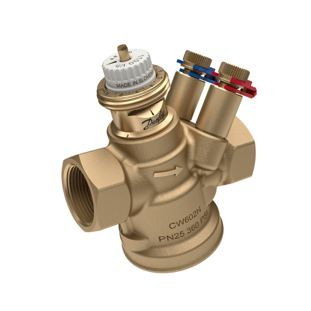 Danfoss 003Z8304 AB - QM Basınçtan Bağımsız Kombine Balans ve Kontrol Vanası (PICV) – DN20 HF, İç Dişli (ISO 7/1, Rp 3/4), Test Tapalı, PN25, 1900 l/h - Mekanik Oda E - Ticaret - 003Z8304 - 