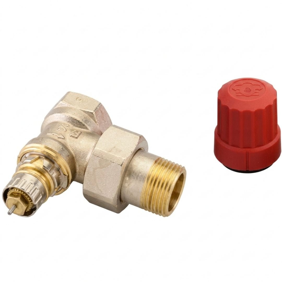 Danfoss 013G0015 RA-N Reglajlı Termostatik Vana Gövdesi – DN20, Standart Köşe Tip, Rp 3/4 × R 3/4 - Mekanik Oda E-Ticaret - 013G0015 - 