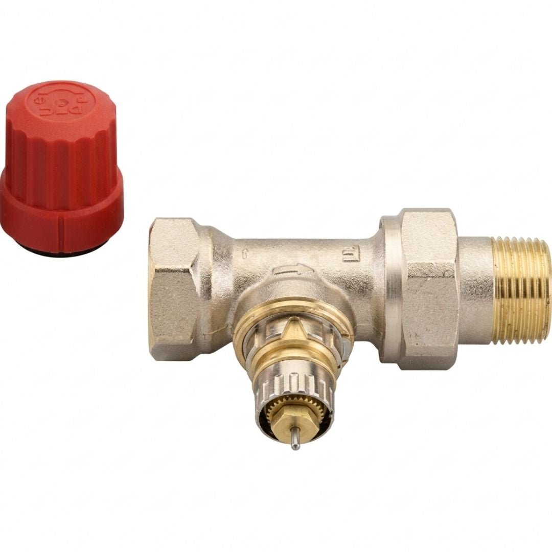 Danfoss 013G0016 RA-N Reglajlı Termostatik Vana Gövdesi – DN20, Standart Düz Tip, Rp 3/4 × R 3/4 - Mekanik Oda E-Ticaret - 013G0016 - 