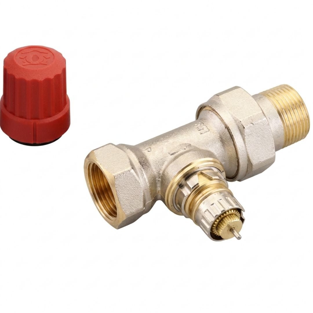 Danfoss 013G0016 RA-N Reglajlı Termostatik Vana Gövdesi – DN20, Standart Düz Tip, Rp 3/4 × R 3/4 - Mekanik Oda E-Ticaret - 013G0016 - 