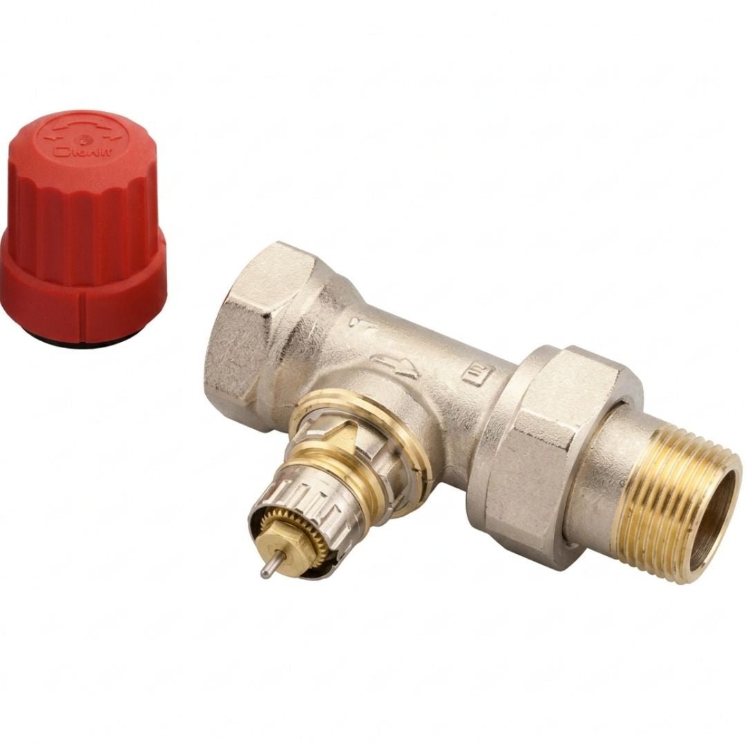 Danfoss 013G0016 RA-N Reglajlı Termostatik Vana Gövdesi – DN20, Standart Düz Tip, Rp 3/4 × R 3/4 - Mekanik Oda E-Ticaret - 013G0016 - 