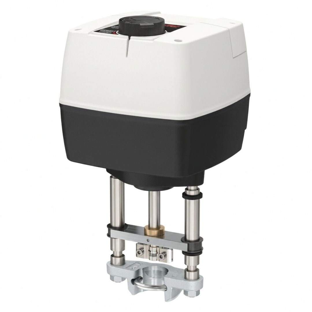 Danfoss 082H5010 AME 655-1 Oransal Vana Motoru – 24 V, 0–10 V, 32 mm Strok, 2/6 s/mm, 2000 N - Mekanik Oda E-Ticaret - 082H5010 - 