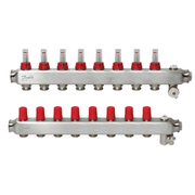 Danfoss 088U0758 Manifold SSM - F – 8+8 (8 Devre), Paslanmaz Çelik, Debimetreli, Manuel Purjörlü, Danfoss RA Valf Bağlantılı - Mekanik Oda E - Ticaret - 088U0758 - 