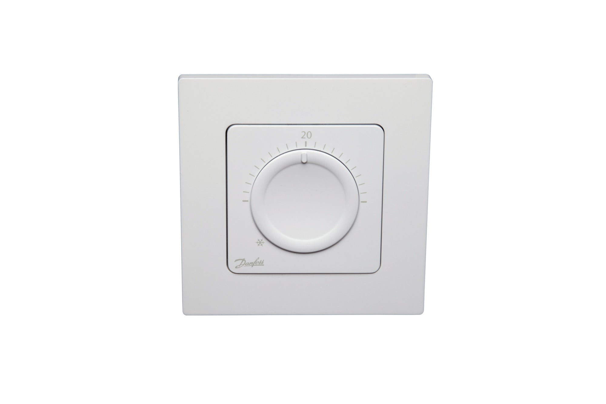 Danfoss 088U1000 Danfoss Icon™ Dial Oda Termostatı – 230 V, Kadranlı, Sıva Altı (In - wall), 80×80 mm (EU) - Mekanik Oda E - Ticaret - 088U1000 - 