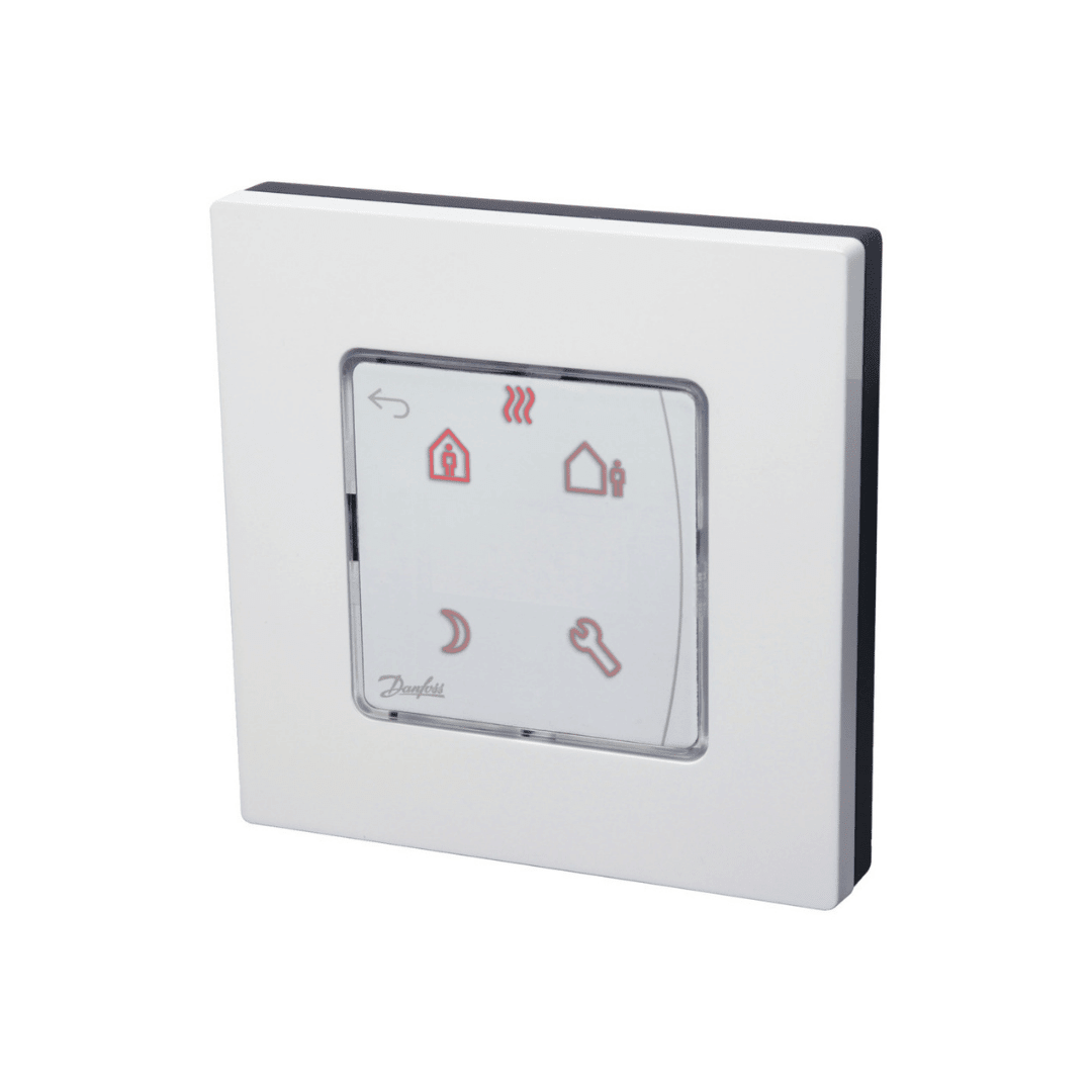 Danfoss 088U1025 Icon™ Programlanabilir Oda Termostatı – 230 V, Sıva Üstü (On - wall) 86×86, Kapasitif Touch, 230 V Çıkış - Mekanik Oda E - Ticaret - 088U1025 - 