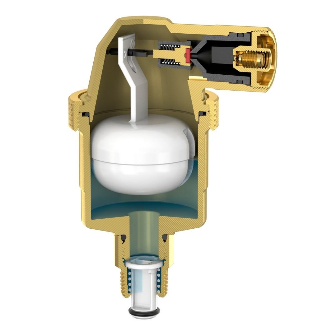 Flamco Flexvent Top Rp 1/2” Otomatik Hava Boşaltma Ventili – 28515, Pirinç Gövde, 10 bar - Mekanik Oda E - Ticaret - 28515 - 