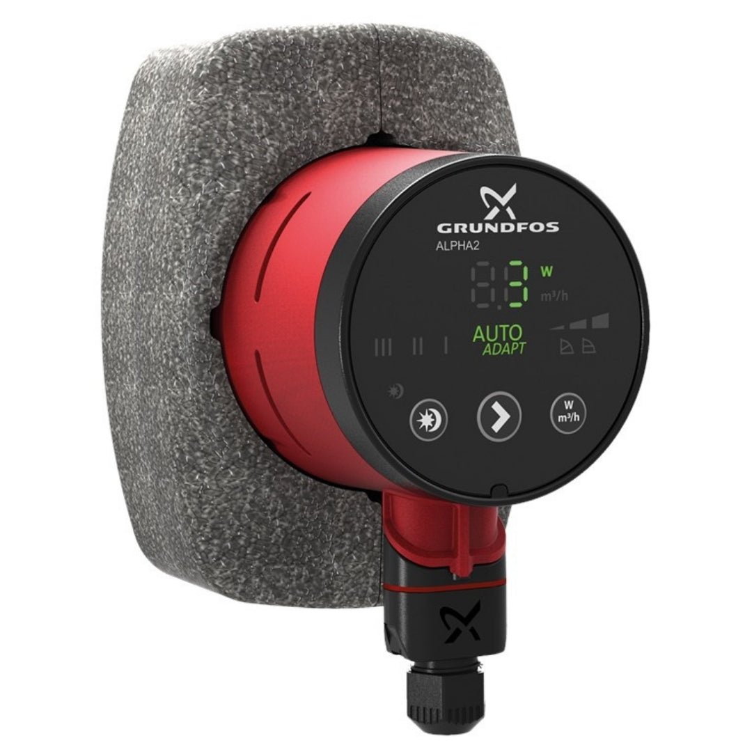 Grundfos ALPHA2 25-80 130 Elektronik Kontrollü Sirkülasyon Pompası – 1x230V 50Hz 130 mm - Mekanik Oda E-Ticaret - 99411163 - 