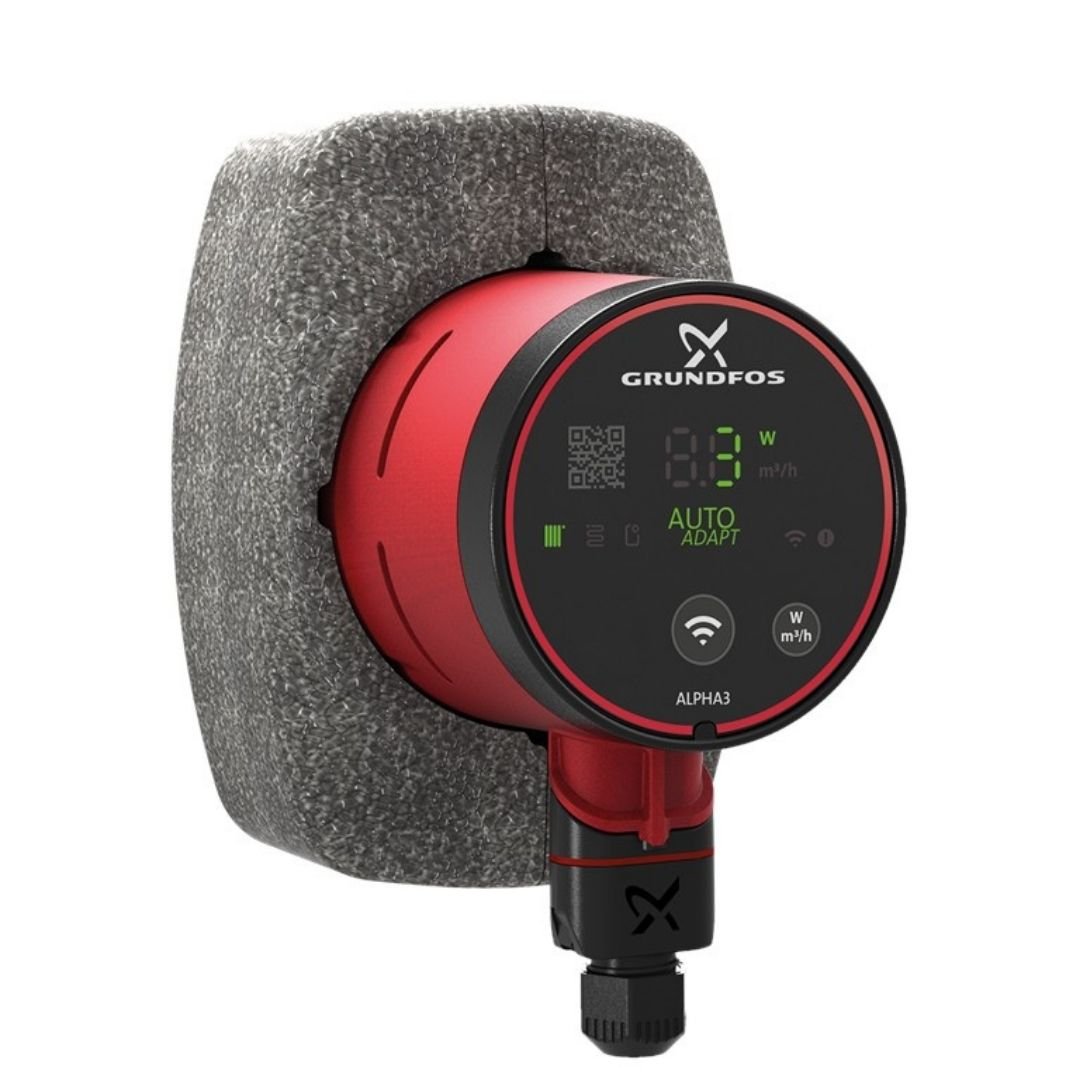 Grundfos ALPHA3 25-80 130 Islak Rotorlu Sirkülasyon Pompası - Mekanik Oda E-Ticaret - 99371955 - 