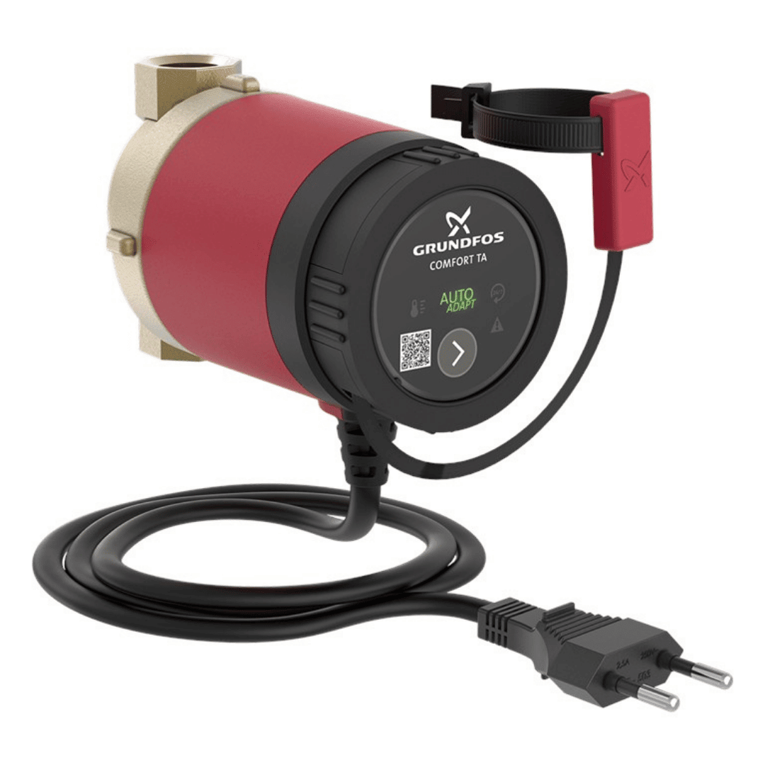 Grundfos COMFORT 15 - 14 B TA AUTOADAPT Sıcak Kullanım Suyu Sirkülasyon Pompası – ½″ Rekorlu – 230 V - Mekanik Oda E - Ticaret - 97916757 - 