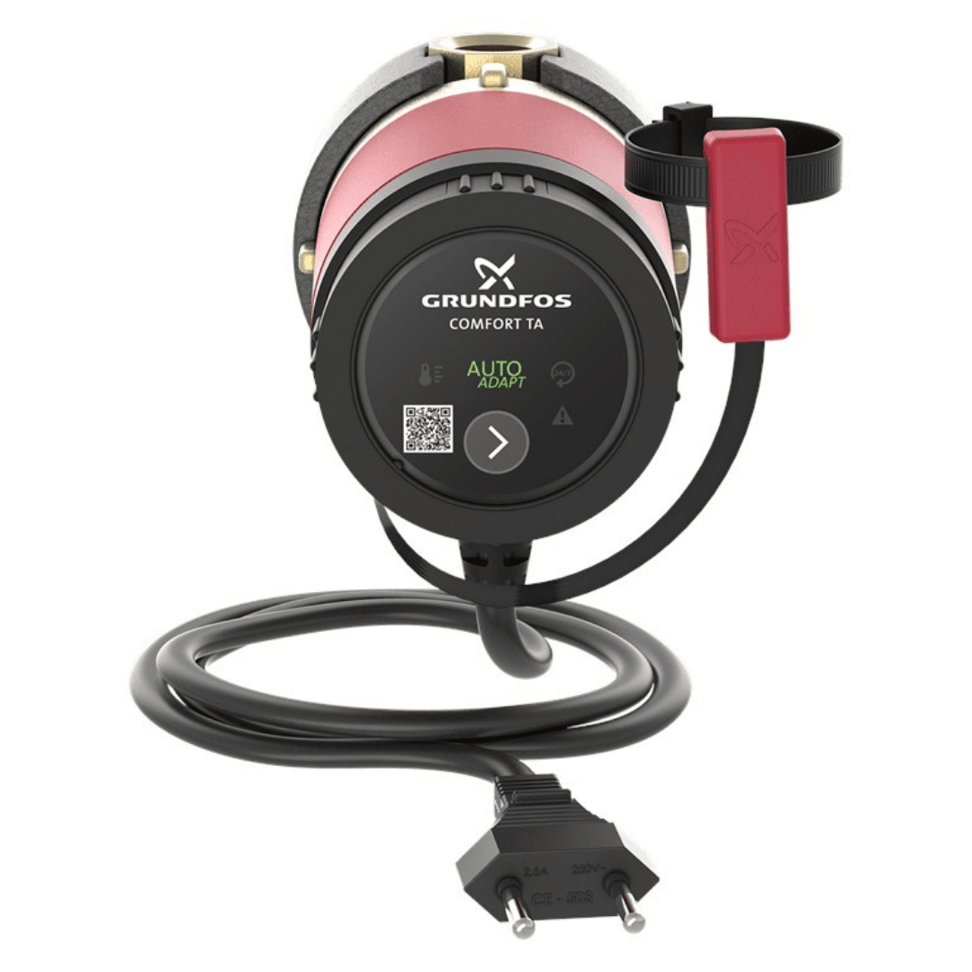 Grundfos COMFORT 15 - 14 B TA AUTOADAPT Sıcak Kullanım Suyu Sirkülasyon Pompası – ½″ Rekorlu – 230 V - Mekanik Oda E - Ticaret - 97916757 - 
