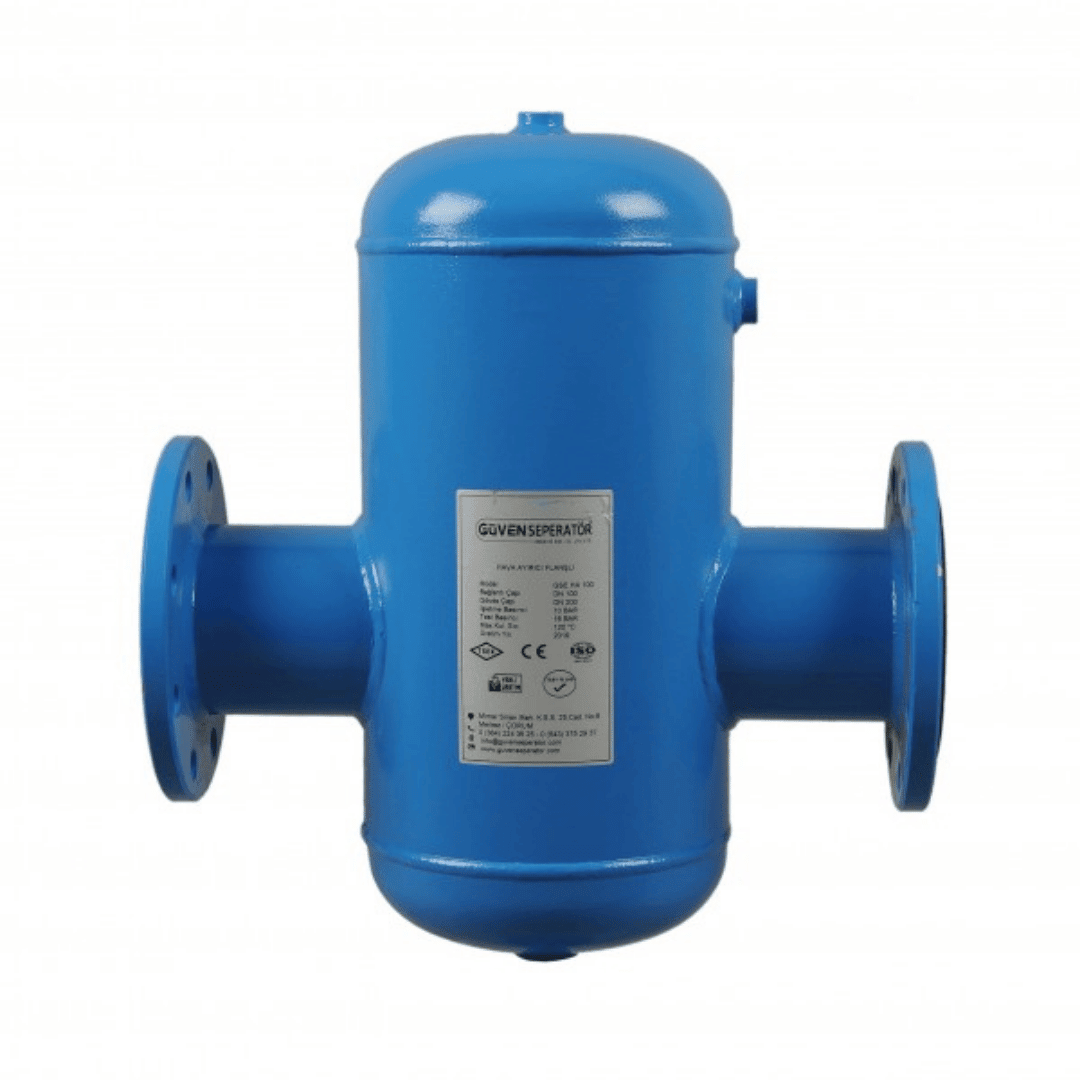 Güven Seperatör ME - HA - F - 40 Hava Ayırıcı – 30 - 43 kW, DN40, 2600, Flanşlı Bağlantı - Mekanik Oda E - Ticaret - ME-HA-F-40 - 