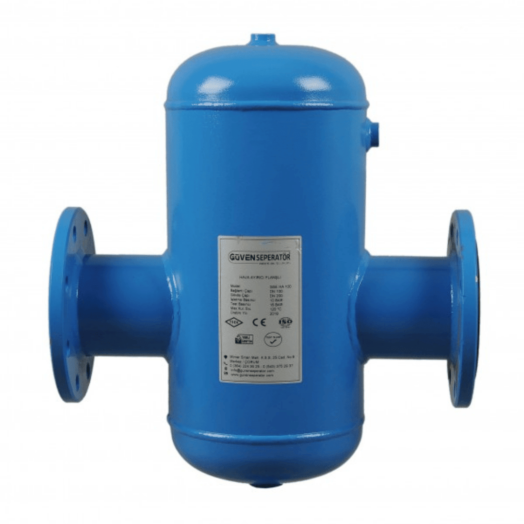 Güven Seperatör ME - HA - F - 65 Hava Ayırıcı – 71 - 140 kW, DN65, 4200, Flanşlı Bağlantı - Mekanik Oda E - Ticaret - ME-HA-F-65 - 