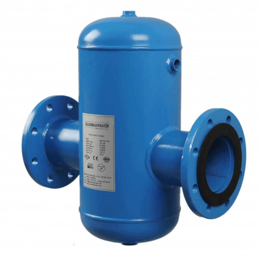 Güven Seperatör ME - HA - F - 80 Hava Ayırıcı – 141 - 210 kW, DN80, 5600, Flanşlı Bağlantı - Mekanik Oda E - Ticaret - ME-HA-F-80 - 