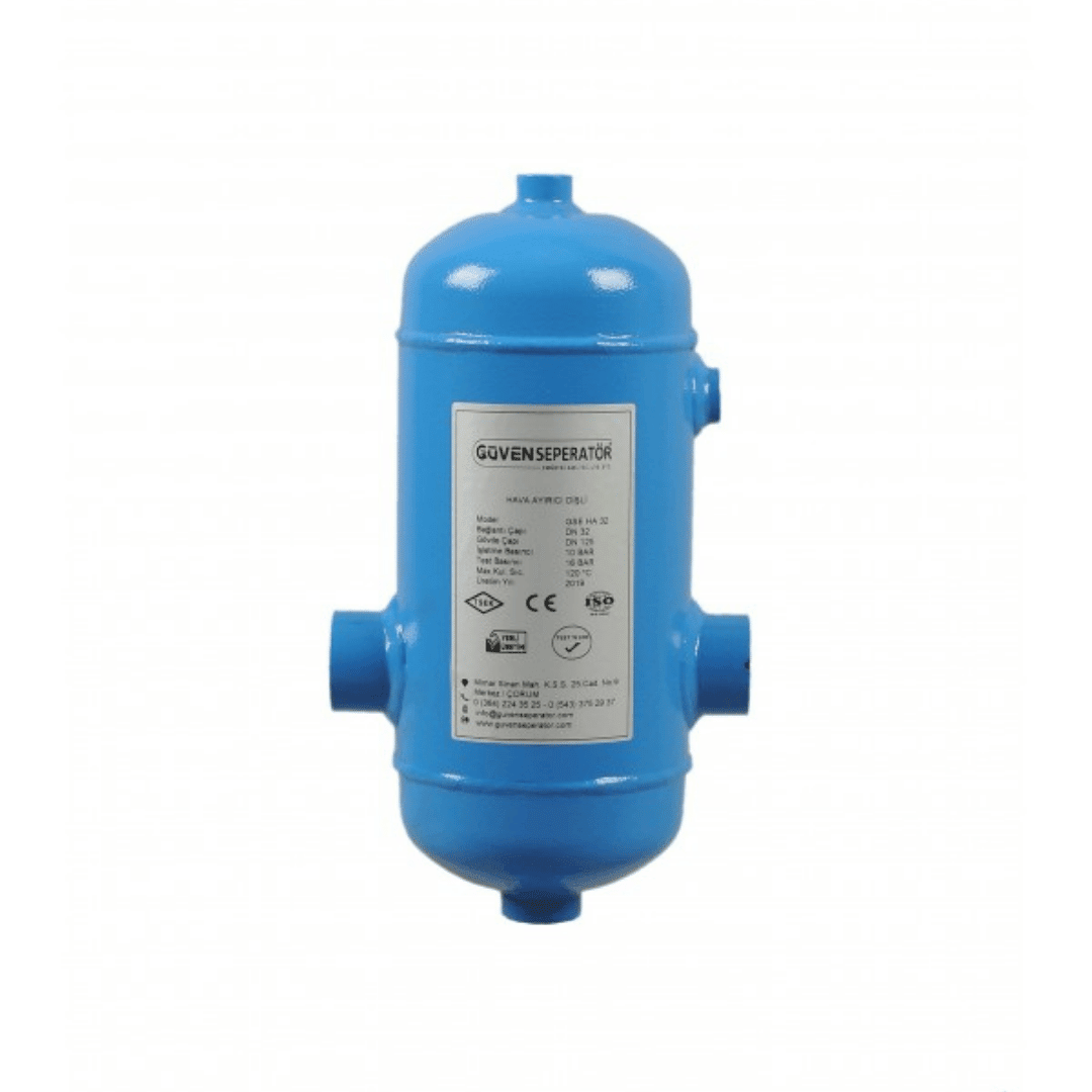 Güven Seperatör ME - HA - K - 100 Hava Ayırıcı – 211 - 350 kW, DN100, 5000, Kaynaklı/Dişli Bağlantı - Mekanik Oda E - Ticaret - ME-HA-K-100 - 