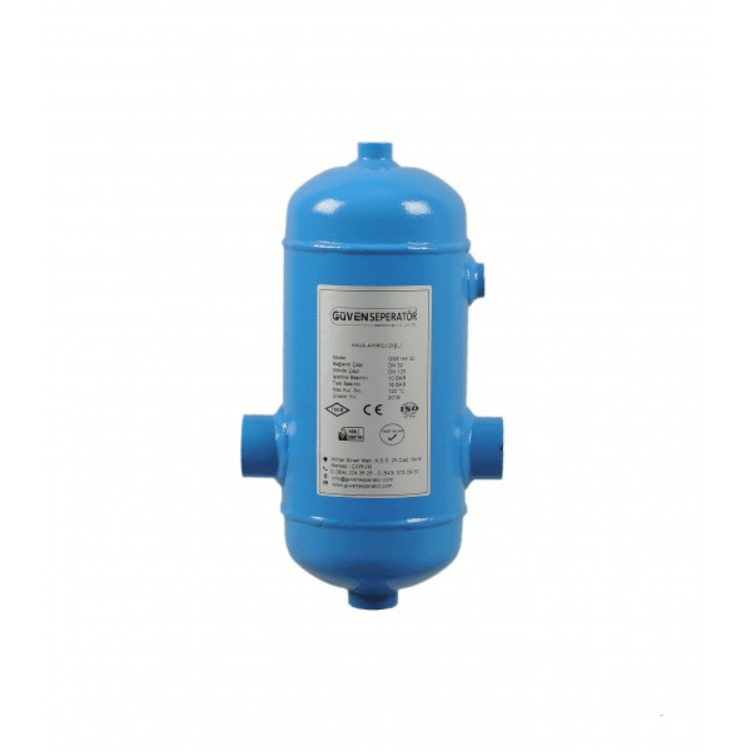 Güven Seperatör ME - HA - K - 65 Hava Ayırıcı – 71 - 140 kW, DN65, 3000, Kaynaklı/Dişli Bağlantı - Mekanik Oda E - Ticaret - ME-HA-K-65 - 