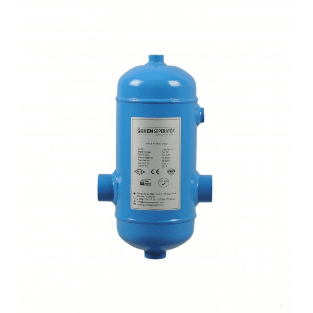 Güven Seperatör ME - HA - K - 80 Hava Ayırıcı – 141 - 210 kW, DN80, 4500, Kaynaklı/Dişli Bağlantı - Mekanik Oda E - Ticaret - ME-HA-K-80 - 