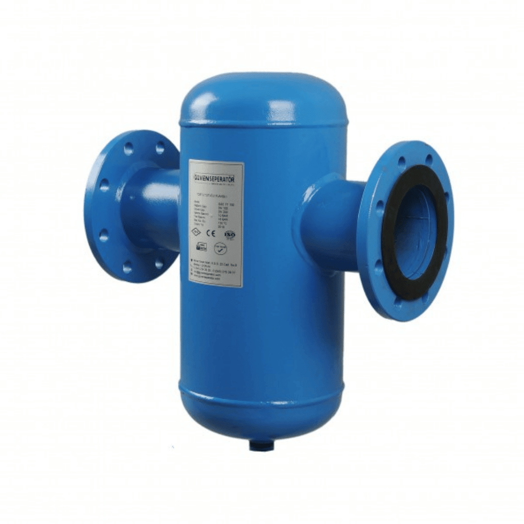 Güven Seperatör ME - TA - F - 100 Tortu Ayırıcı – 211 - 350 kW, DN100, 6200, Flanşlı Bağlantı - Mekanik Oda E - Ticaret - ME-TA-F-100 - 