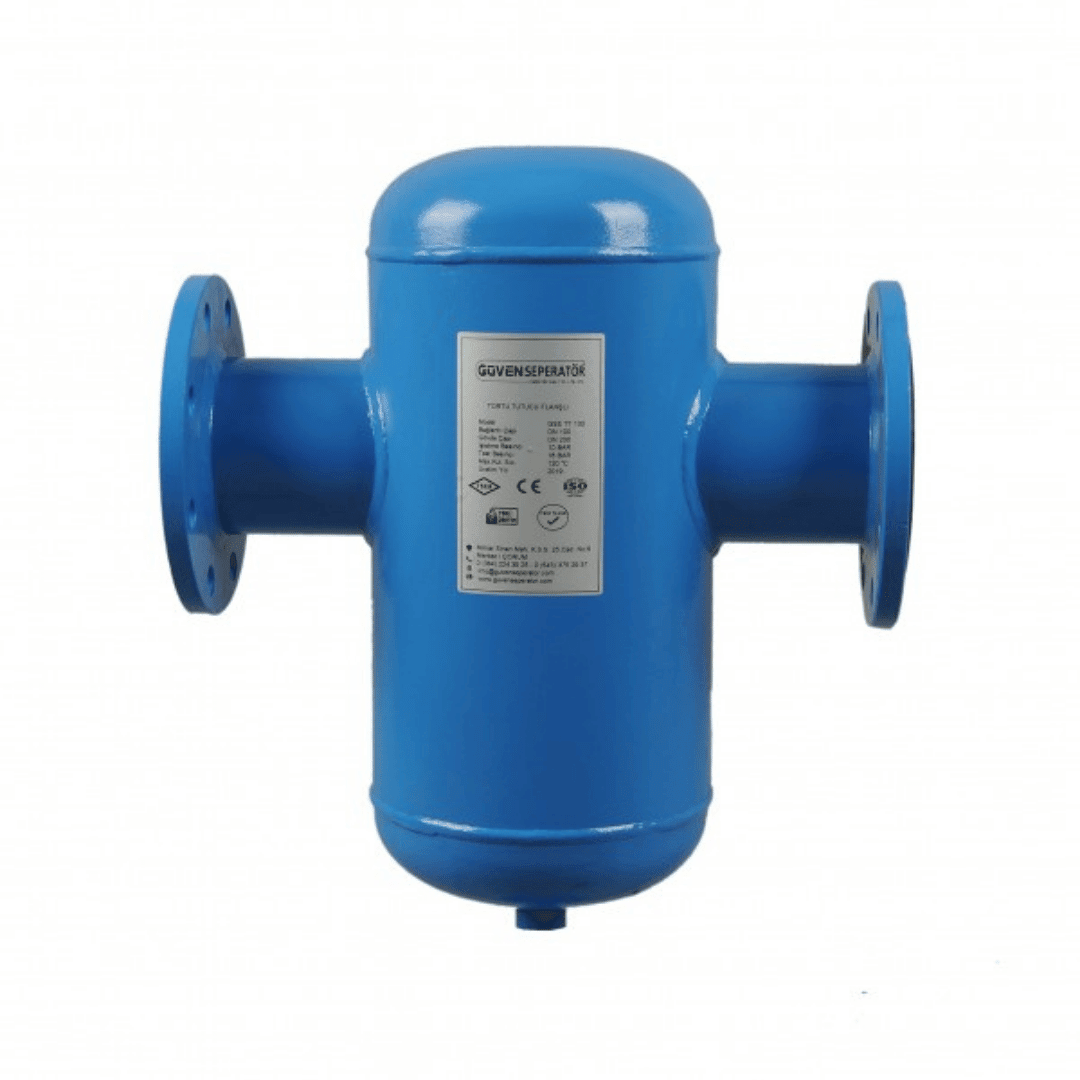 Güven Seperatör ME - TA - F - 100 Tortu Ayırıcı – 211 - 350 kW, DN100, 6200, Flanşlı Bağlantı - Mekanik Oda E - Ticaret - ME-TA-F-100 - 