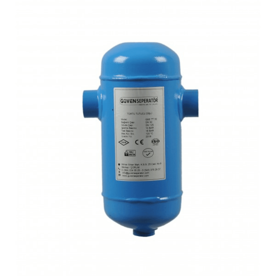 Güven Seperatör ME - TA - K - 125 Tortu Ayırıcı – 351 - 550 kW, DN125, 6500, Kaynaklı/Dişli Bağlantı - Mekanik Oda E - Ticaret - ME-TA-K-125 - 