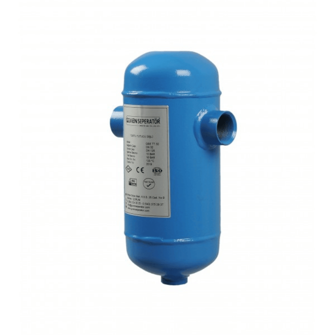 Güven Seperatör ME - TA - K - 125 Tortu Ayırıcı – 351 - 550 kW, DN125, 6500, Kaynaklı/Dişli Bağlantı - Mekanik Oda E - Ticaret - ME-TA-K-125 - 