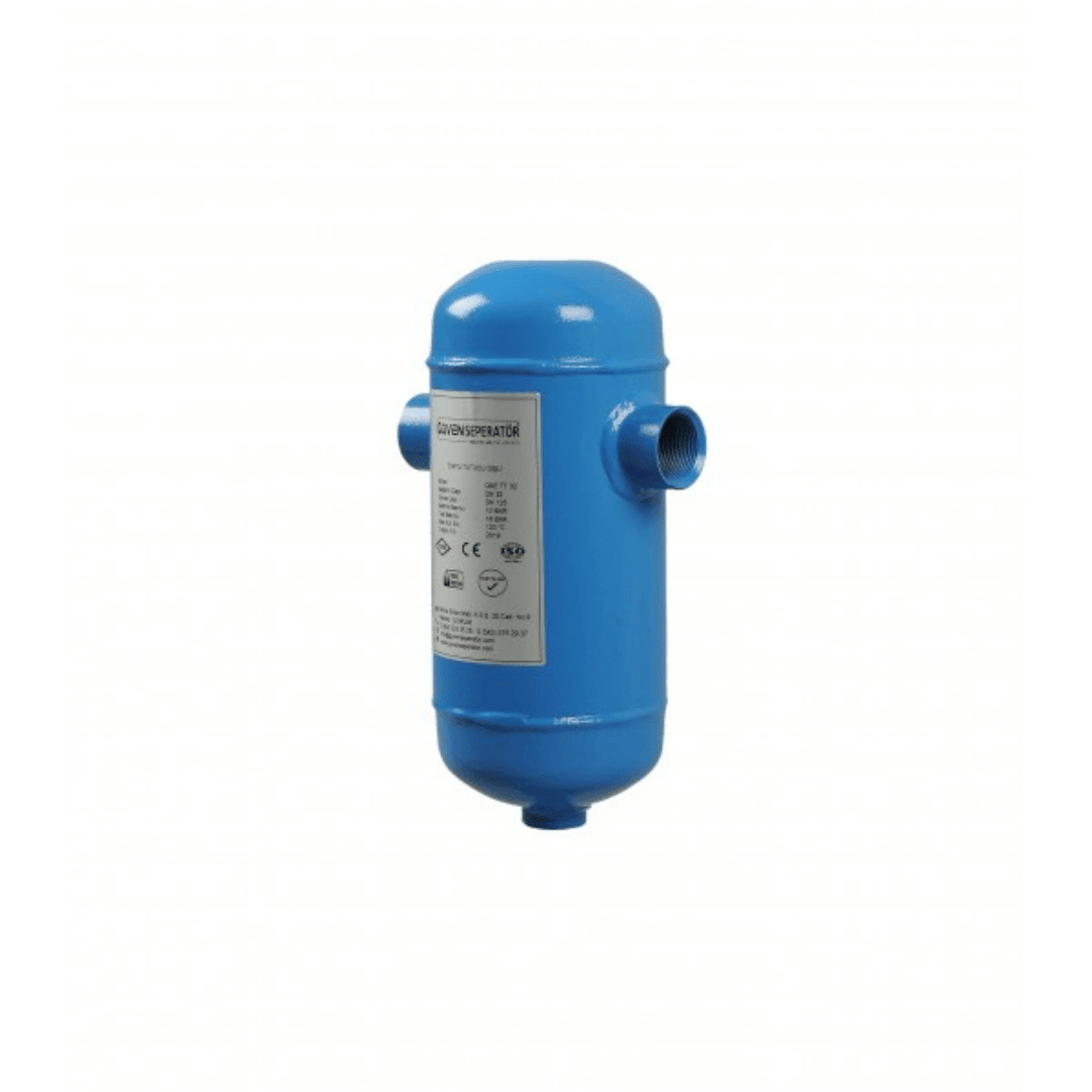 Güven Seperatör ME - TA - K - 32 Tortu Ayırıcı – 21 - 29 kW, DN32, 2000, Kaynaklı/Dişli Bağlantı - Mekanik Oda E - Ticaret - ME-TA-K-32 - 