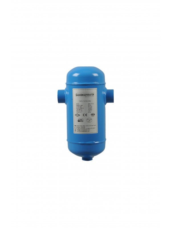 Güven Seperatör ME - TA - K - 40 Tortu Ayırıcı – 30 - 43 kW, DN40, 2100, Kaynaklı/Dişli Bağlantı - Mekanik Oda E - Ticaret - ME-TA-K-40 - 