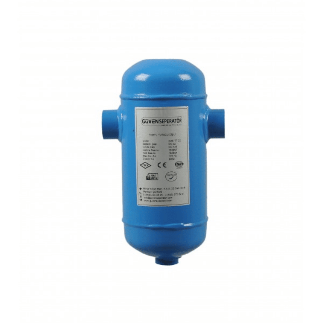 Güven Seperatör ME - TA - K - 80 Tortu Ayırıcı – 141 - 210 kW, DN80, 4500, Kaynaklı/Dişli Bağlantı - Mekanik Oda E - Ticaret - ME-TA-K-80 - 