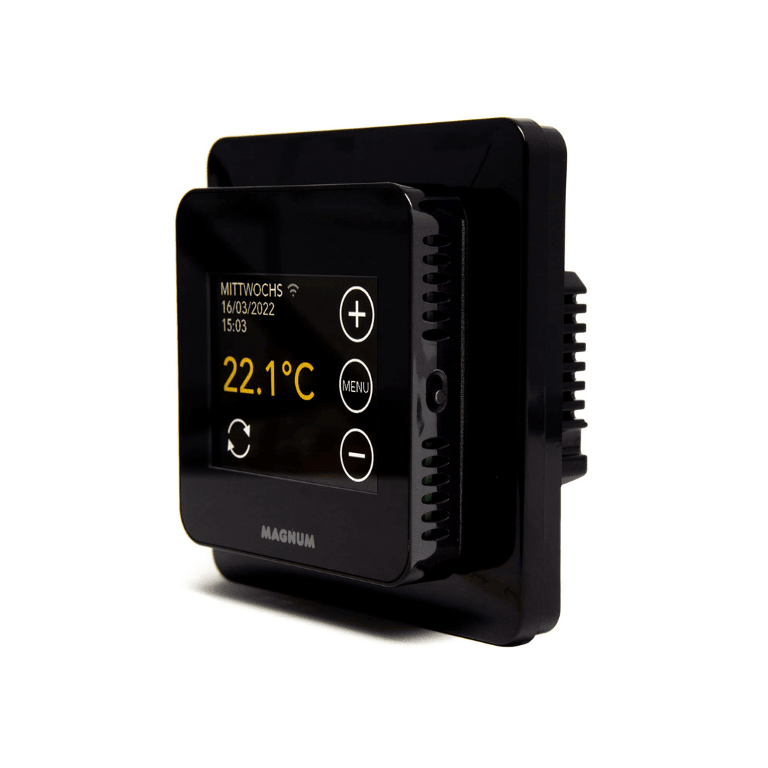 MAGNUM MRC Remote Control Digital WiFi Termostat – Sensör Dahil (Kutup Beyazı / RAL 9010) - Mekanik Oda E - Ticaret - 825101 - 