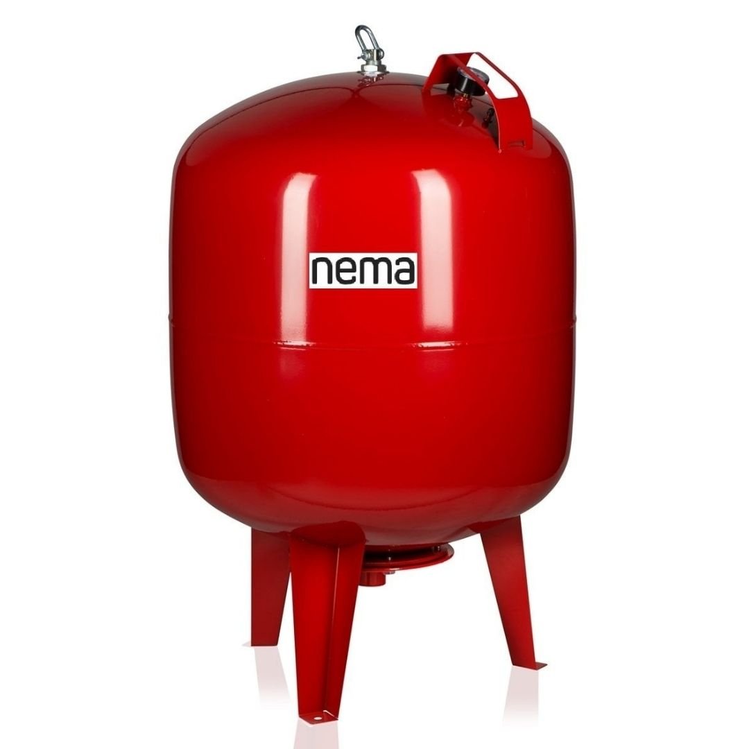 Nema NEX Kapalı Genleşme Tankı – 100 Litre, 16 bar, Dikey, 1″ Bağlantı - Mekanik Oda E-Ticaret - ANEGT-NEX100-16B - 