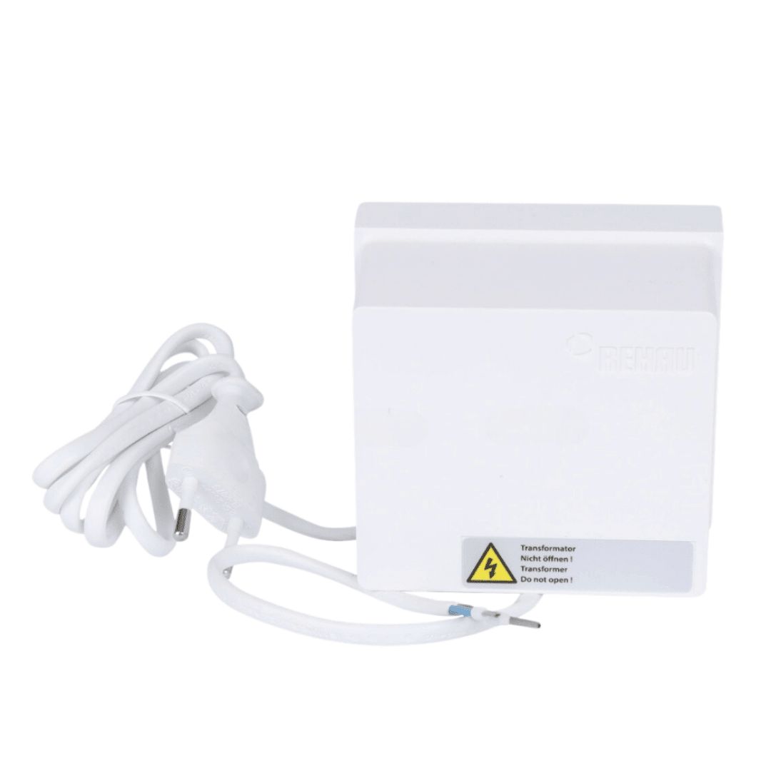 REHAU NEA SMART 2.0 Transformator Trafo – 220/24 V (SELV, 60 VA, IP20, Duvar/DIN Ray Montaj, Beyaz) - Mekanik Oda E - Ticaret - 328019001 - 