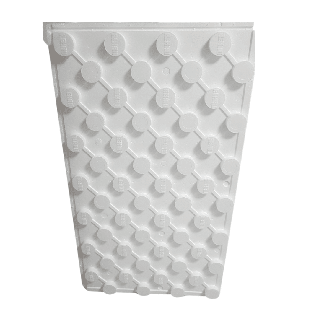 REHAU Noppenplatte Döşeme Isıtma Straforu T26 – EPS (26 kg/m³, 1060×615 mm, Uygulama Alanı 1040×595 mm) - Mekanik Oda E - Ticaret - 331833001 - 