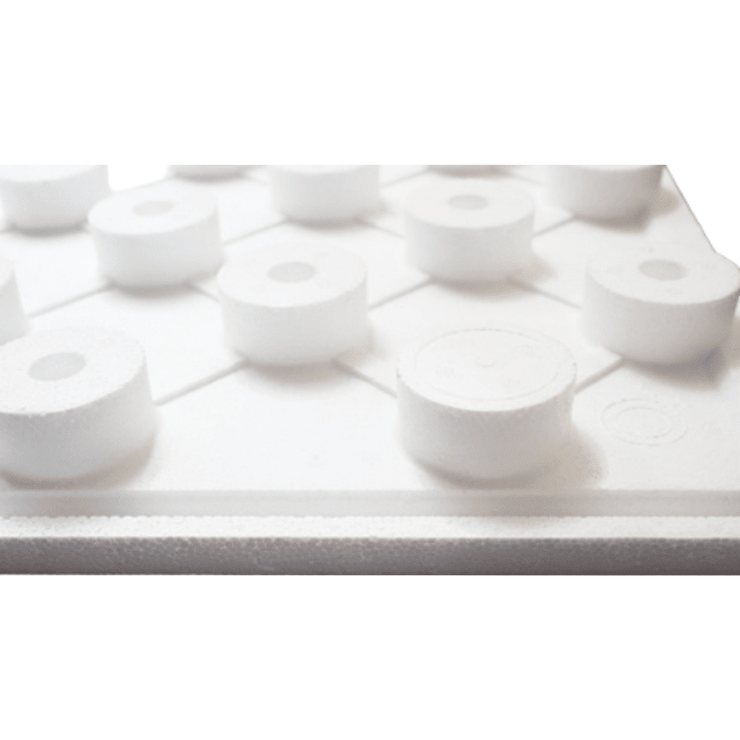 REHAU Noppenplatte Döşeme Isıtma Straforu T26 – EPS (26 kg/m³, 1060×615 mm, Uygulama Alanı 1040×595 mm) - Mekanik Oda E - Ticaret - 331833001 - 