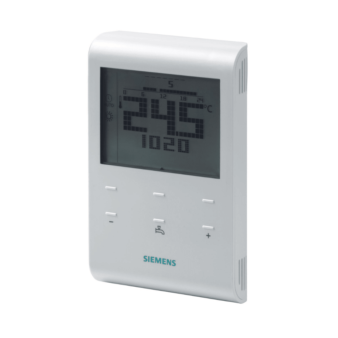 Siemens RDE100.1DHW Oda Termostatı – DHW Kontrol Fonksiyonlu 3V Pilli Dijital Termostat - Mekanik Oda E - Ticaret - RDE100.1DHW - 