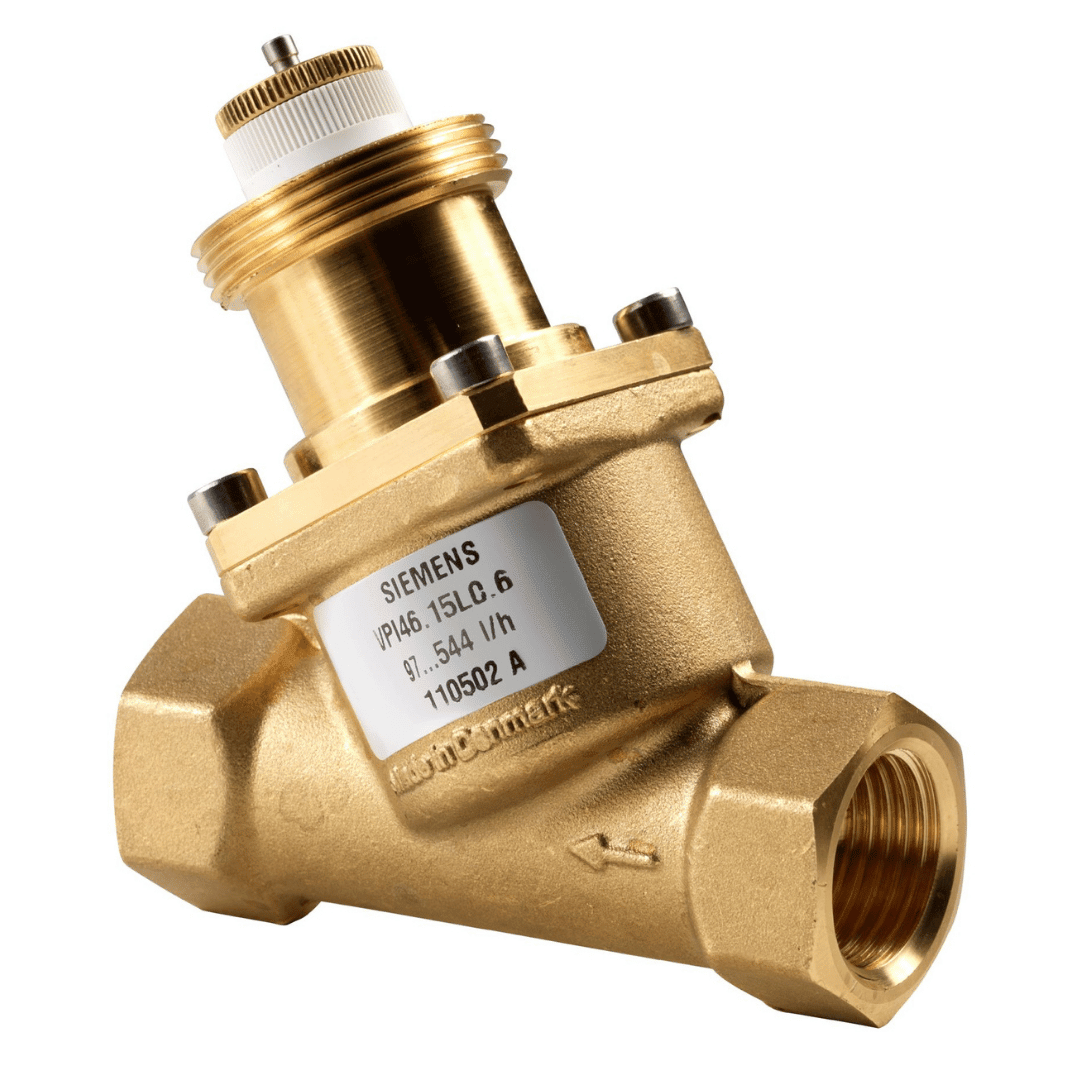 Siemens VPI46.15L0.2 Kombine Vana (PICV) – DN15, iç dişli Rp 1/2, P/T test uçsuz, 30…200 l/h (0,03…0,20 m³/h) debi ayarlı, PN25 - Mekanik Oda E - Ticaret - VPI46.15L0.2 - 