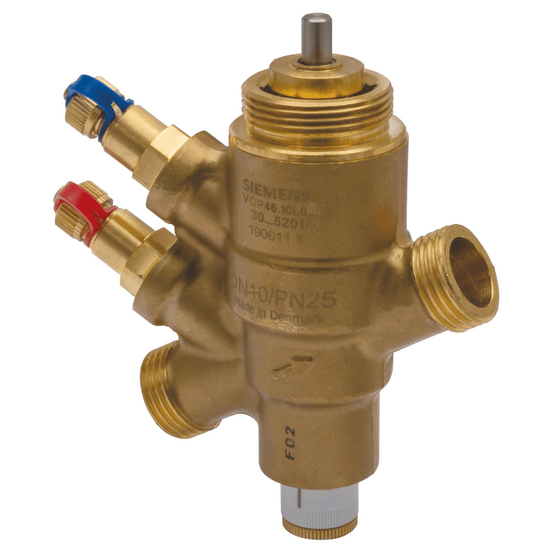 Siemens VQP46.15L0.5Q PICV Kontrol Vanası – DN15, 520 l/h, Aç/Kapa Tip Basınçtan Bağımsız Vana (Test Noktalı) - Mekanik Oda E - Ticaret - VQP46.15L0.5Q - 