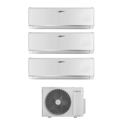 Viessmann Vitoclima 100 - S Multi Split Klima Seti – OFAA100MFA079 Dış Ünite + IWAA100MFA021 (2,05 kW) + 2 × IWAA050MFA026 (2,63 kW) Duvar Tipi İç Üniteler - Mekanik Oda E - Ticaret -  - 