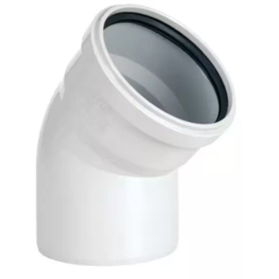 Wavin PS - E Dirsek 45° – DN50, Contalı - Mekanik Oda E - Ticaret - 3047030 - 