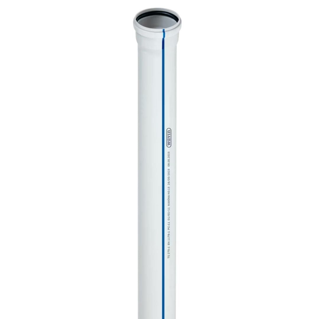 Wavin PVC Atık Su Borusu / Tip 1 - 50/1000 (B) – DN50, L=1000 mm - Mekanik Oda E - Ticaret - 3046852 - 