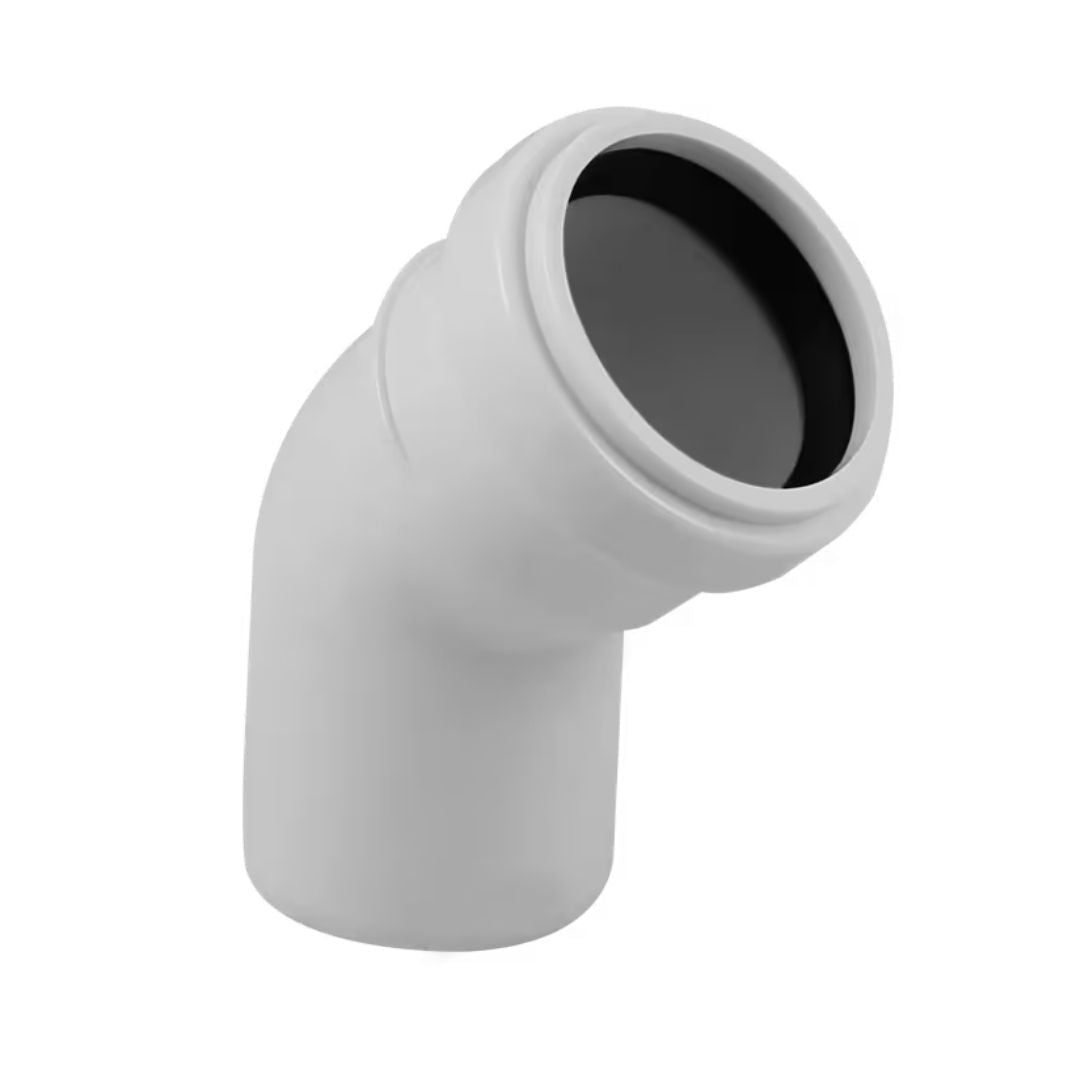 Wavin PVC Pro Dirsek 45° 125 – DN125, Contalı - Mekanik Oda E-Ticaret - 3098010 - 