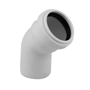 Wavin PVC PRO Dirsek 45° – DN200, Contalı - Mekanik Oda E-Ticaret - 3098014 - 